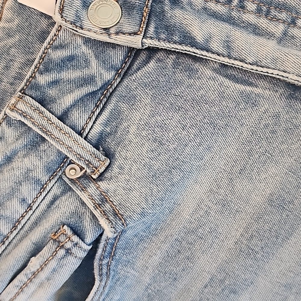 Womens Time And Tru High Rise Straight Regular Jeans - Size 10 - Picture 3 of 11